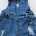 thumbnail image 5 of RUTAYY Toddler Denim Ripped Shorts For Boys Girls Elastic Calf Midpants For Children Trouser Versatile Infants Pants, 5 of 9