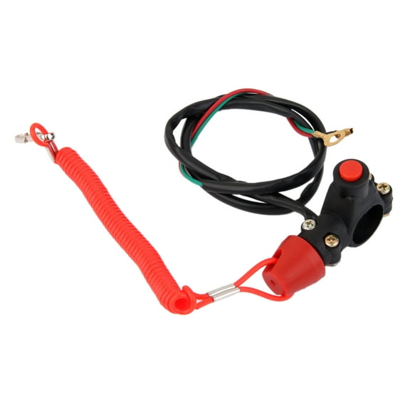 Engine Cord Lanyard Kill Stop Switch Tether For ATV Motorcycle