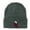 Grey, variant on Christmas Stocking with Mistletoe Embroidered Long Beanie - Navy OSFM