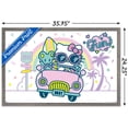 thumbnail image 3 of Hello Kitty: 20 Kawaii Vacation - Fun Wall Poster, 22.375" x 34" Framed, 3 of 5