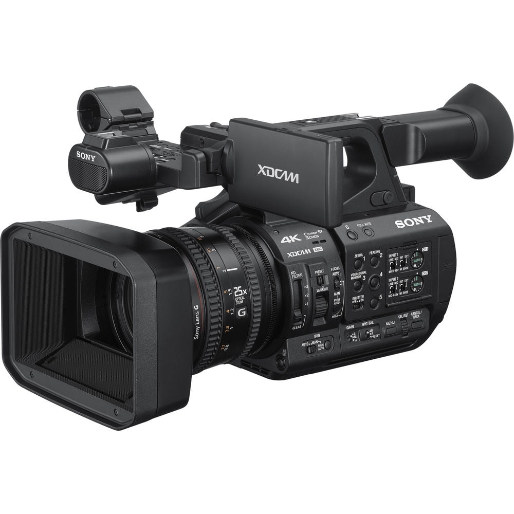 Sony PXW-Z190V 4K XDCAM Camcorder With Tripod, Padded Case, LED