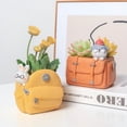 thumbnail image 2 of Cartoon Small Animals Backpack Fleshy Flower Pot Household Desktop Storage Pen Holder Balcony Decoration Potted Plants, 2 of 8