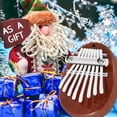 thumbnail image 7 of 8-Key Mini Thumb Piano, Portable Kalimba Musical Instrument for Beginners, Handcrafted Wood Finger Piano with Hanging Rope for Travel and Gift, 2.17-Inch, 7 of 7