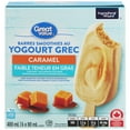 thumbnail image 3 of Great Value Greek Yogurt Caramel Smoothie Bars, 480ml, 3 of 5