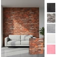 thumbnail image 1 of Papel Tapiz Tipo Piedra Con Adhesivo De 35X38CM Revestimiento Decorativo Para Cubierta De Mueble Encimera Cocina Estante Puertas Paredes Decoracion Hogar (Cafe), 1 of 6