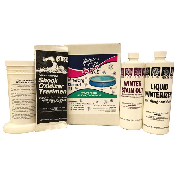 Pool Care QLC57610 Pool Winterizing Chemical Kit for Pools Up To