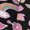 1 Black, variant on Women Crew Soft Moisture-wicking Socks Elements Pattern Design Cotton Socks, One Size fit All