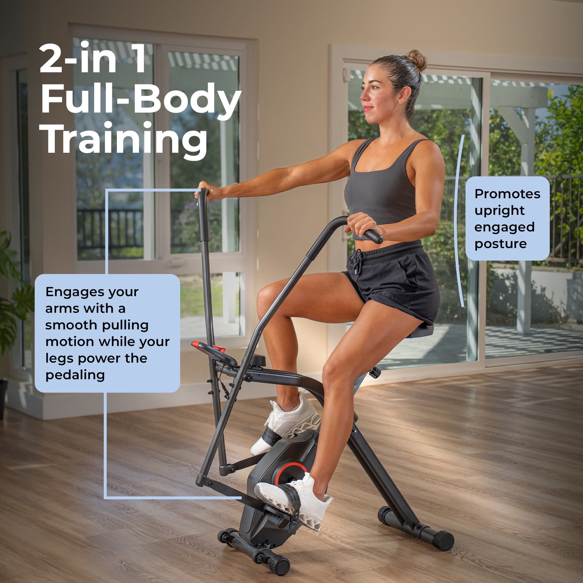 Sunny Health & Fitness Smart Total Body X-Bike - SF-B224090