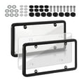 thumbnail image 4 of Universal Frame, Number Plate, with Screws, 6Inchx12inch Auto Accessory for Auto Front and Rear Car Tags Vehicles , White, 4 of 7