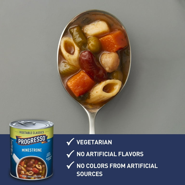 Progresso minestrone soup deals