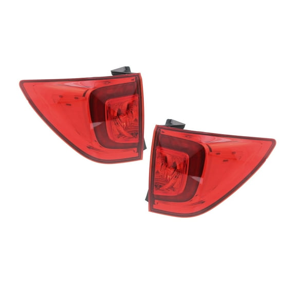 KarParts360 For Honda Passport 2022 2023 Tail Light Driver and Passenger Side | Pair | Outer | CAPA | Red Lens | Elite/EX-L/Sport/Touring w/Bulb | HO2804107C, HO2805107C | 33550-TG7-A01, 33500-TG7-A0