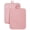 Pink, variant on 2 Pack Ribbed Silicone Pot Holders 7x9 Heat Resistant Matte Black Kitchen Hot Pads