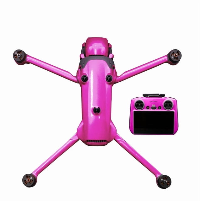 Fluorescent Decorative Sticker Kit for DJI MAVIC 4 Pro Drone and RC 2 Controller Anti-Scratch Protective Film Waterproof Skin Sticker Decal DIY Accessory