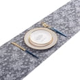 thumbnail image 2 of Christmas Table Runners Christmas Table Mat 28x275CM Home Decoration Birthday Christmas Flag Rustic Tablecloth Grey Gold Powder Snowflakes 28x275CM, 2 of 4