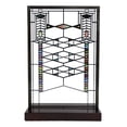 thumbnail image 5 of Ebros Frank Lloyd Wright Robie House Modern Stained Glass Hanging Wall Decor, 5 of 11