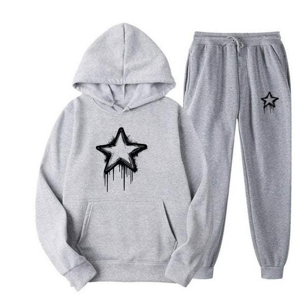 Weiqiqre Valentine's Shirts for Women Men 2 Piece Sweatsuits Cartoon Heart Graphic Hoodie Sweatshirt Sweatpants Set Tracksui