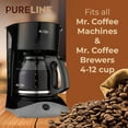 thumbnail image 3 of Mr. Coffee Water Filter with Advanced Filtration by PURELINE. Compatible with all Mr. Coffee Machines. (12 Pack), 3 of 5
