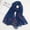 Navy, variant on Lumistal Scarf for Women Embroidery Chiffon Lightweight Fashion Summer Fall Scarf Wrap Shawl For Women Chiffon Scarf for Women One Size