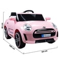 thumbnail image 4 of The Baby Shop Montable Electrico Rosa P/Niños Cooper Con Control Remoto Luz, 4 of 7
