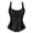 Black, variant on Krdevn Women's Strap Floral Corset, Front Zip Waist Cincher Vintage Overbust Bodyshaper, Renaissance Shapewear Top for Party Cosplay,Blue