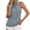 #463-Gray, variant on Women's Comfy Sleeveless Halter Tops Keyhole Neck Solid Color Casual Tops for Summer Daily Wear