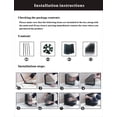 thumbnail image 5 of Revistero de malla para archivos, 4 compartimentos, negro. 4 ranuras son perfectas para organizar revistas, libros y carpetas., 5 of 5