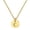 Gold C, variant on PAURO Initial Necklace for Women Letter A-Z Alphabet Circle Pendant Gold Plated Stainless Steel Simple Dainty Personalized Jewelry Gold Letter O