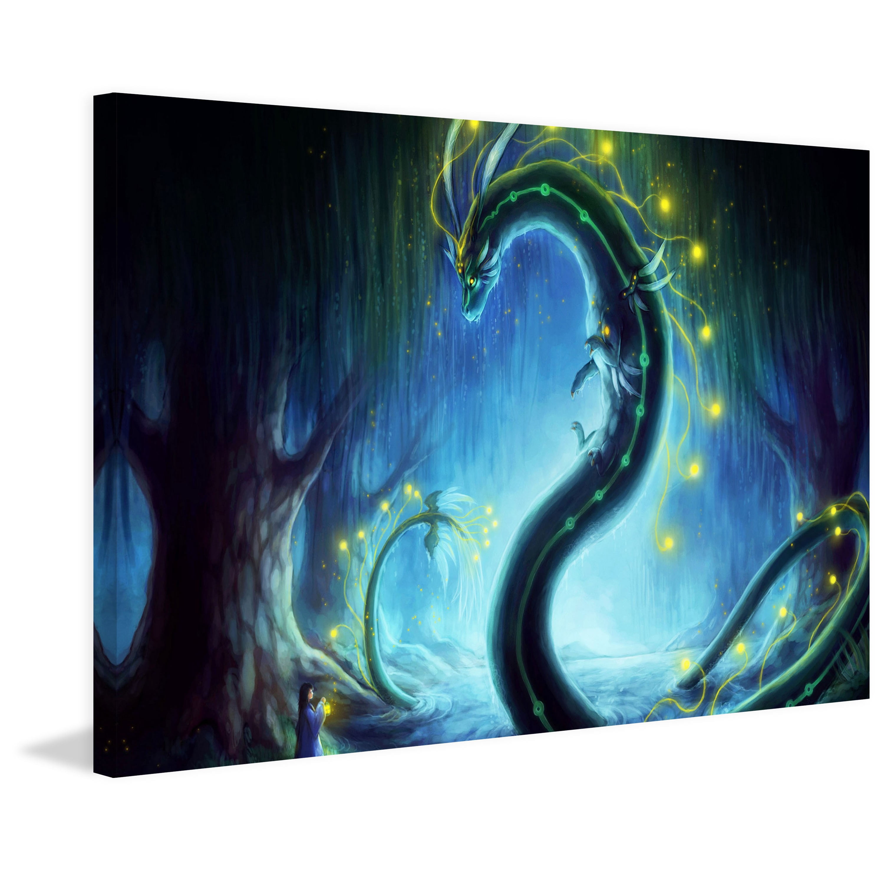"Godly Visit" Painting Print on Canvas