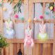 thumbnail image 4 of Colgante de muñeco sin rostro de conejito de Pascua con luces LED, adornos de Gnomo de conejito colgante de Pascua para decoración del hogar de Fiesta de Pascua, 4 of 8