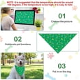 thumbnail image 6 of Triani 12Pcs Dog Bandanas Bulk Sublimation Dog Bandana Washable Triangle Dog Handkerchief Heat Transfer Adjustable Dog Bandana for Small Large Pets Dogs(Multi-color), 6 of 7