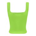 thumbnail image 5 of Women's Square Neck Crop Top Basic Sleeveless Fitted Tank Top Casual Cami, 5 of 5