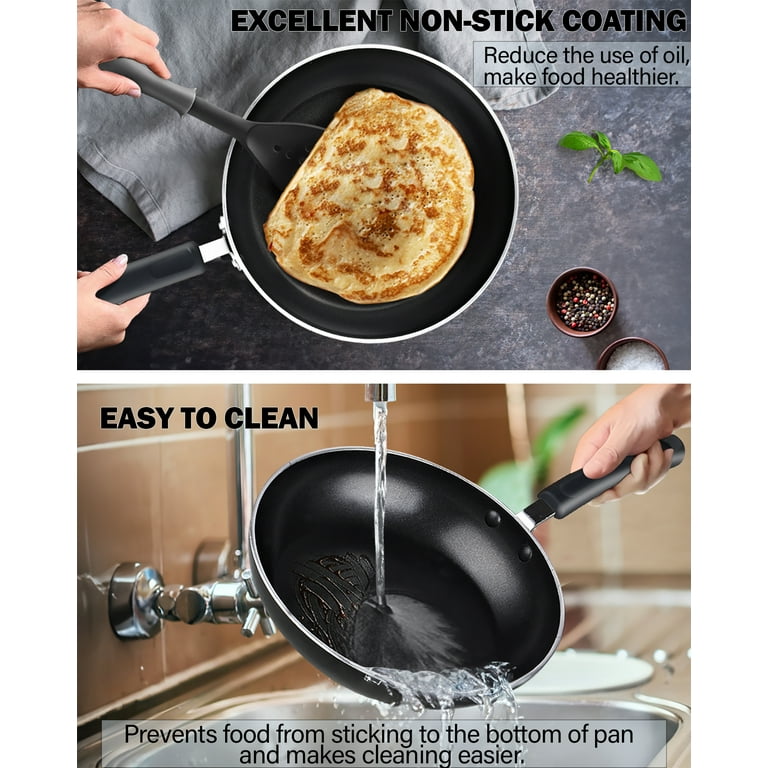Cook N Home Pots and Pans Nonstick Kitchen Cookware Sets Include