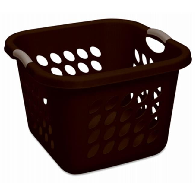 Sterilite 12179006 19 inch Black & Gray Handles Ultra Square Laundry