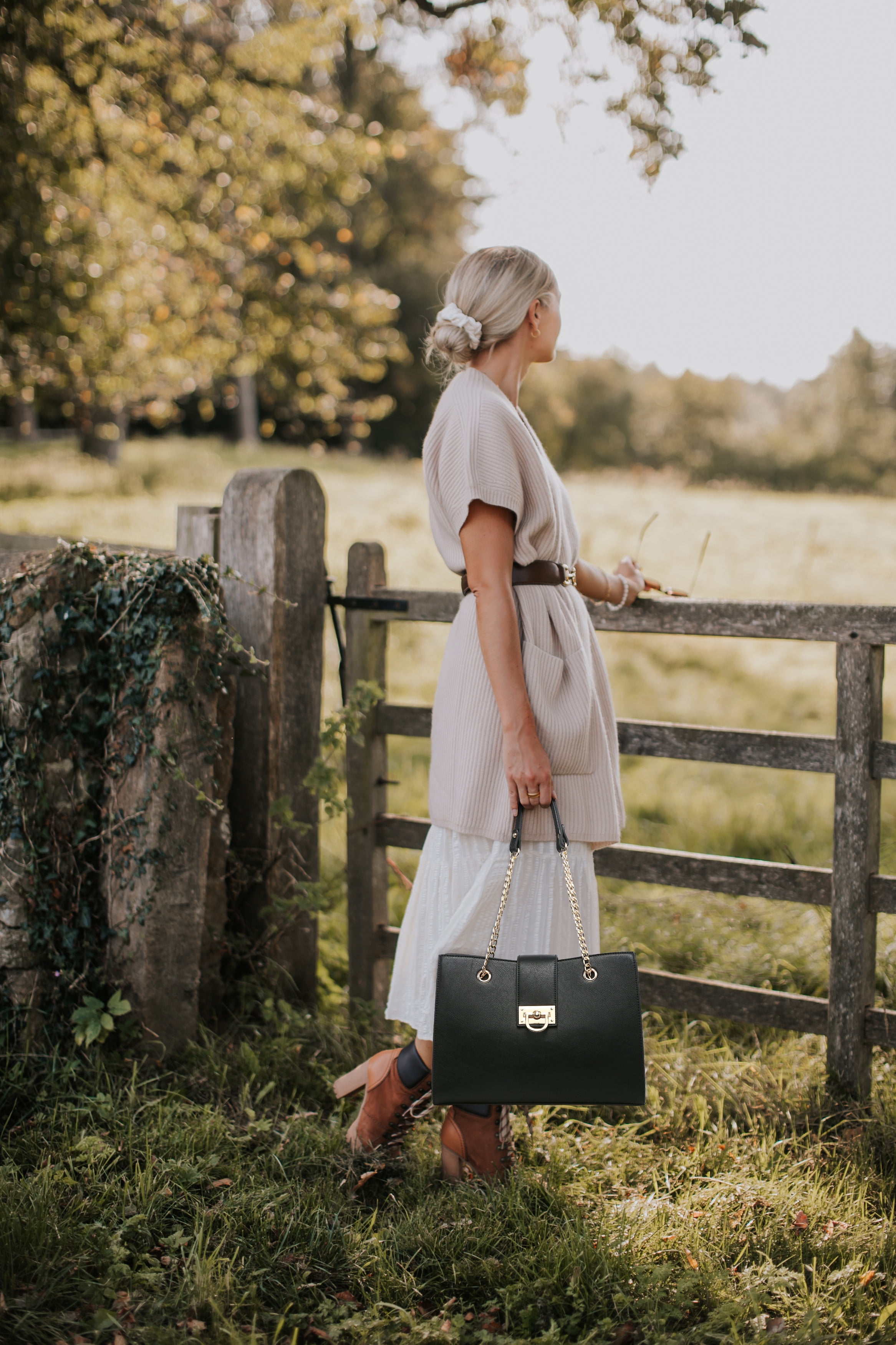 Dasein Hobo Handbag Vegan Leather Tote Chain Shoulder Purse for Women Satchel Bag With Matching Clutch