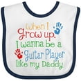 thumbnail image 3 of Inktastic Guitar Player Like Daddy Boys or Girls Baby Bib, 3 of 4
