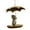 Cat #23, variant on Bird Feeder for Outdoor Hanging, Animal And Girl And Umbrella Bird Feeder, Bird Feeders for Outdoors, Hanging Bird Feeder Set with Metal Chain Umbrella (Girl, Iron)