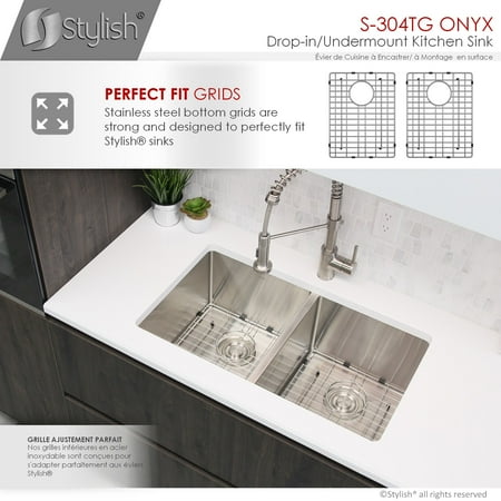 Stylish 30 Inch Double Bowl Undermount And Drop In Stainless Steel Kitchen Sink Canada - 30 Inch Undermount Stainless Steel Kitchen Sink Stylish 30 Inch Double Bowl Undermount And Drop In Stainless Steel Kitchen Sink Canada - 30 Inch Undermount Stainless Steel Kitchen Sink