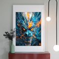 thumbnail image 2 of Diamond Art Kits for Adults - 5d Epic Fiery Blue Dragon Fantasy Diamond Painting for Adults, Diamond Art for Adults Beginners, Diamond Painting Kits for Adults for Home Wall Decor, 2 of 7