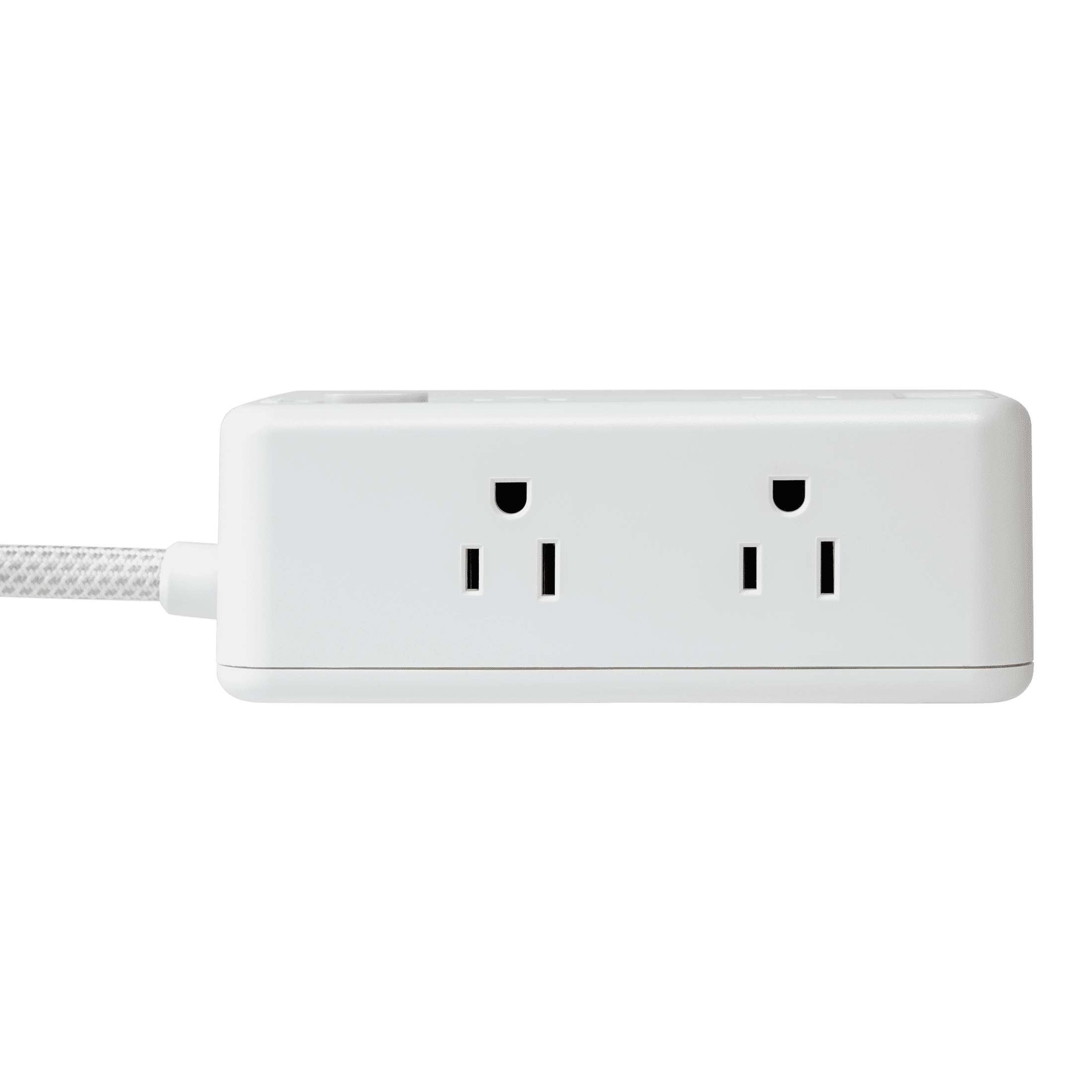 Hyper Tough USB Power Strip, 3ft Extension Cord, 6 Outlet, USB-A, USB-C, 900J Surge Protector, White