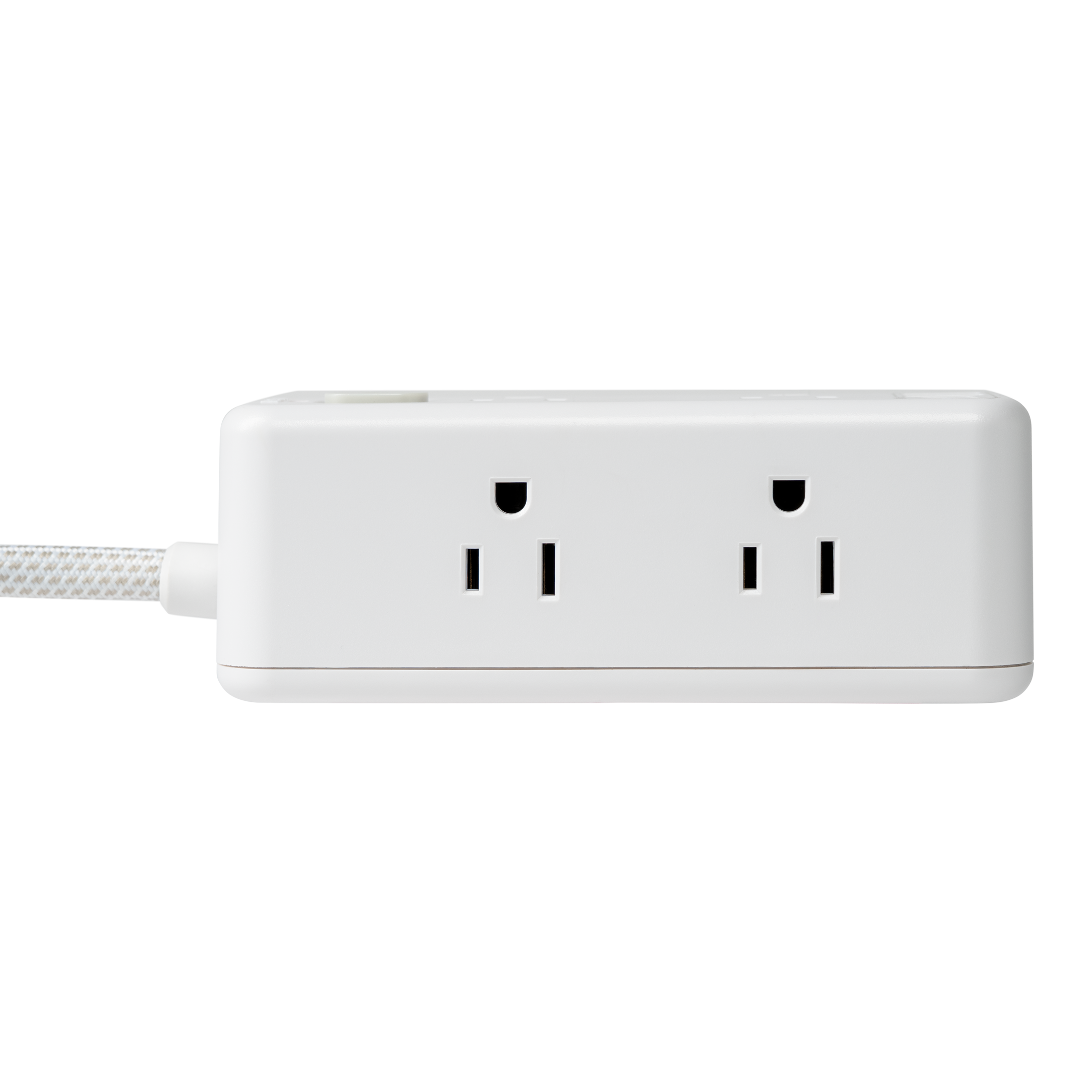 Hyper Tough USB Power Strip 6 Outlet 3ft Cord 900J White photo 5