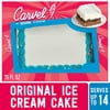 Carvel Family Size Ice Cream Cake, Chocolate and Vanilla Ice Cream, Chocolate Crunchies and Whipped Icing, Serves up to 14 People, Frozen