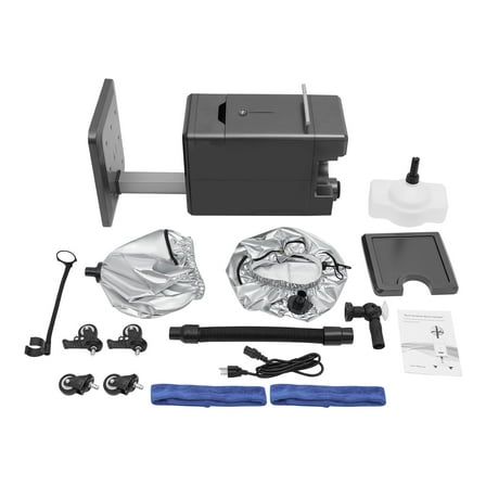 110V 500W Nano Hair Steamer Machine, Professional Micro Mist Salon Hair Processor, Salon Spa Equipment Vertical Nano Hair Steamer for Deep Hair Care Repair, Hair Styling