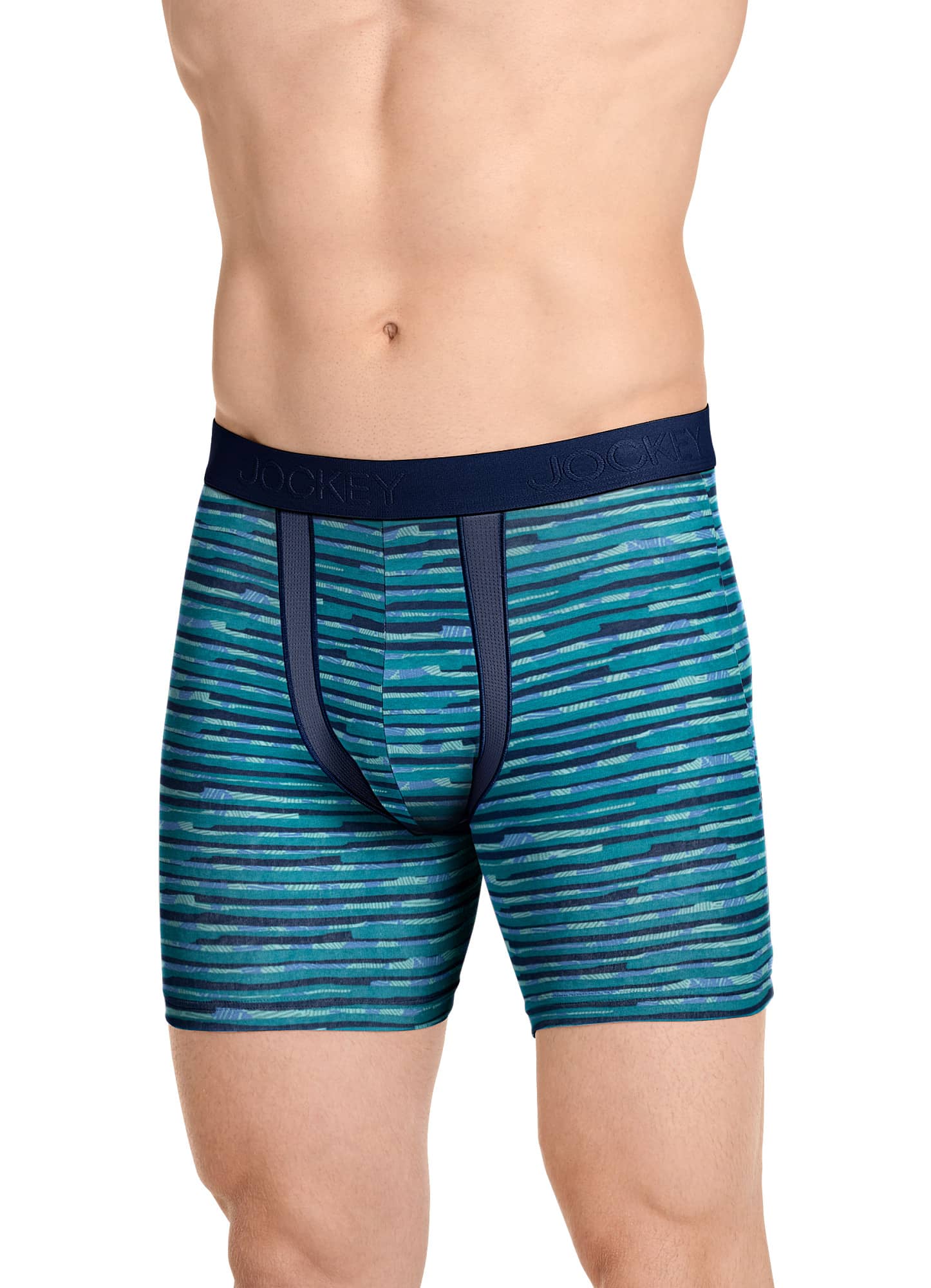 Jockey Men Chafe Proof Pouch Cotton Stretch 6" Boxer Brief