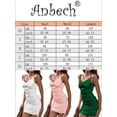 thumbnail image 5 of Anbech Ruched Strap Satin Mini Dress Crew Neck for Women Sleeveless Slip Bodycon Mini Dresses,White, 5 of 5