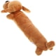 thumbnail image 3 of Juguetes de peluche para mascotas, juguetes para masticar perros, cachorros, gatos, sonido de mordida, juguetes chirriantes, diseño de salchicha de dibujos animados (amarillo), 3 of 6