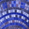 thumbnail image 1 of Ahgly Company Machine Washable Indoor Square Transitional Cobalt Blue Area Rugs, 4' Square, 1 of 7