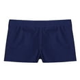 thumbnail image 4 of Linjinx Girls Shorts Kids Dance Cycling Shorts Breathable Stretchy Ballet Dancing Running Hot Pants Navy Blue 14, 4 of 5
