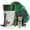 Green, variant on ASR Outdoor 24pc Gold Panning Kit 5 Gallon Bucket 10lbs Bobby Bo Paydirt Black