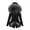 Black Grey, variant on Joernso Winter Warm Women Faux Fur Hooded Cotton Down Jacket Casual Outwear Long Overcoat