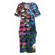 thumbnail image 3 of Vestido largo con bolsillos con cremallera vestidos elegantes en grandes tacones multicolores (foto de solo lente no reflectante), 3 of 6